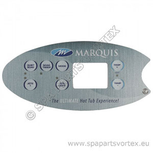 Marquis Spa Overlay MQ554 7 Button 1 Pump 2012
