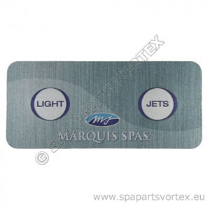 Marquis Spa Overlay 2-Button Wish 2010