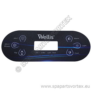 Wellis Control Panel Overlay - TP600